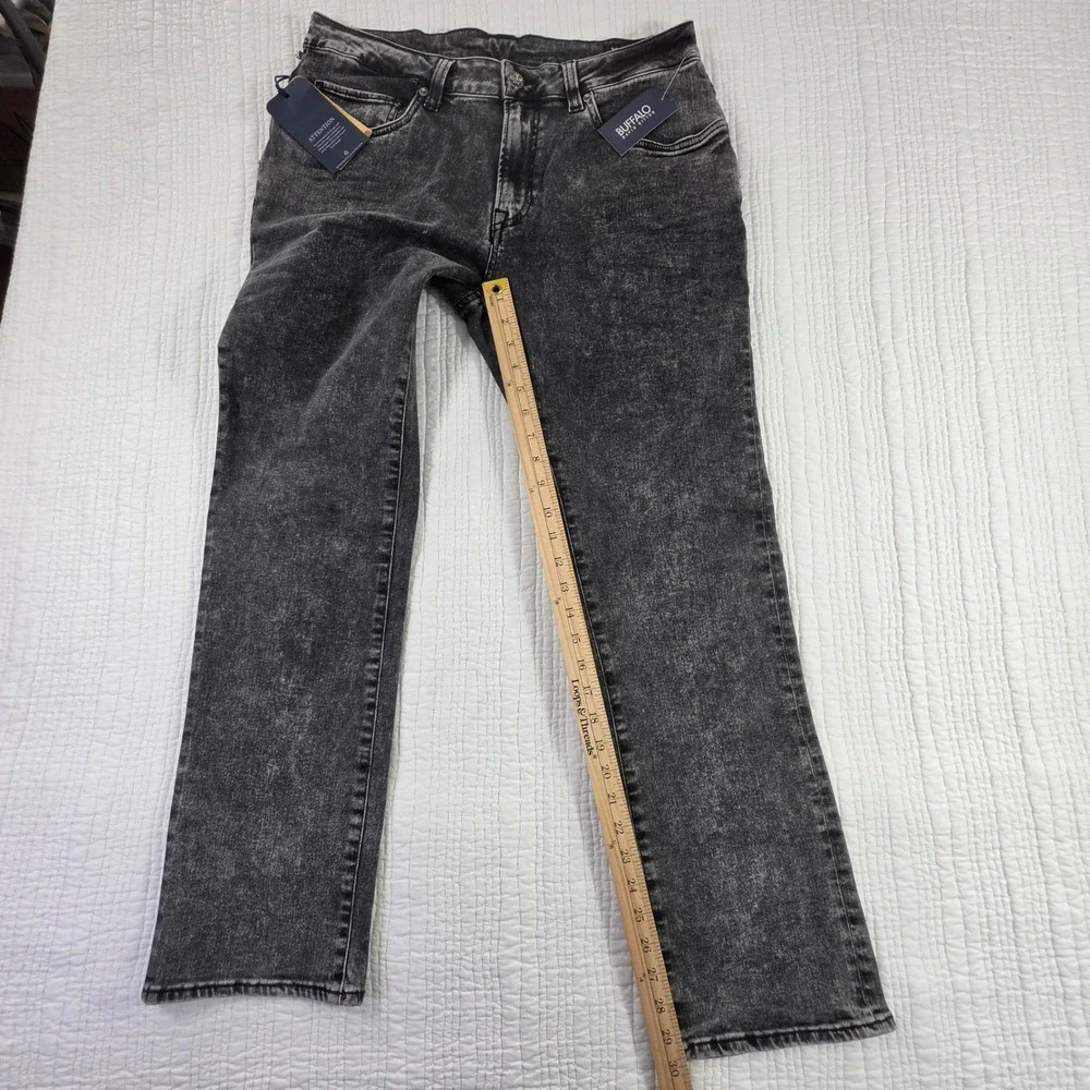 Buffalo David Bitton BM22757 Ash Slim Dark Acid Wash Stretch Denim Jeans 34x30